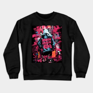Japanese streatwear collage Crewneck Sweatshirt
